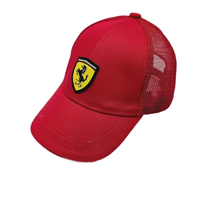 Бейсболка для хлопчика з логотипом Ferrari та сіткою 50 Червоний 13108