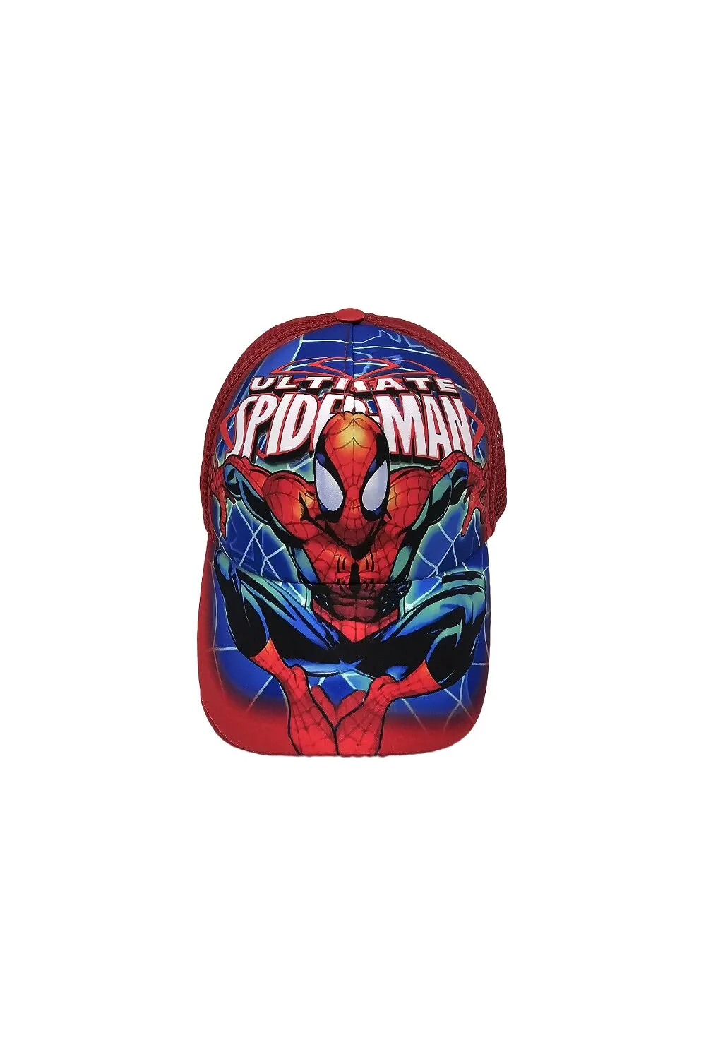 Бейсболка с сеткой и рисунком Спайдермэн SPIDERMAN 52-55 Красный 14204 