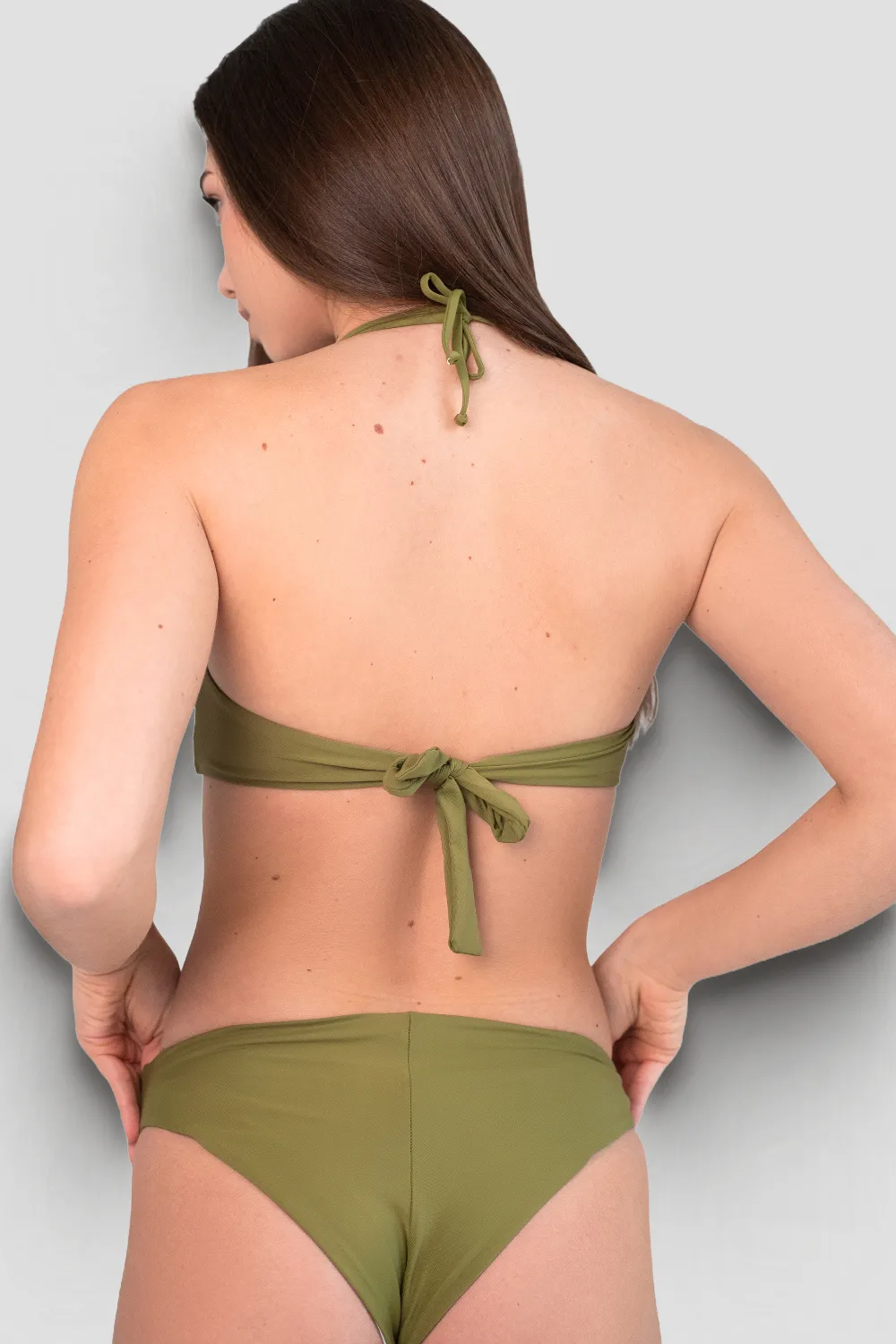 Купальник роздільний анжелікою з Push-up 32675 Atlantic Beach 38 Оливковий 12488 