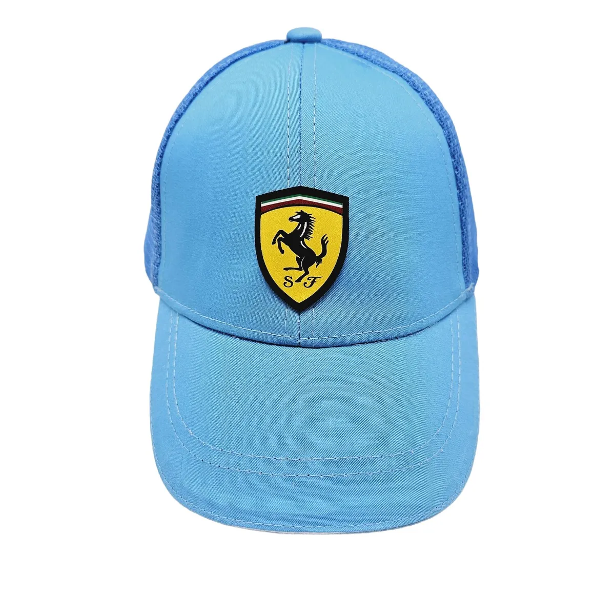 Бейсболка для мальчика с логотипом Ferrari и сеткой 50 Голубой 13110 
