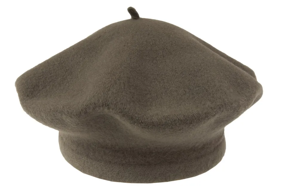 Берет з вовни класичний Flora Tonak 11 Темно-коричневий 15354 