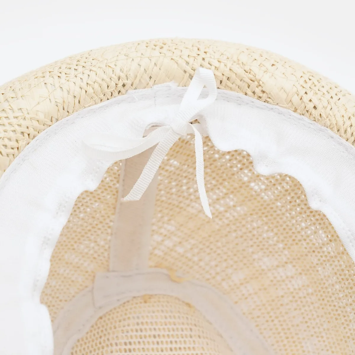 Капелюх челентанка з чорною стрічкою Fortune 57-59 Бежевий S684 