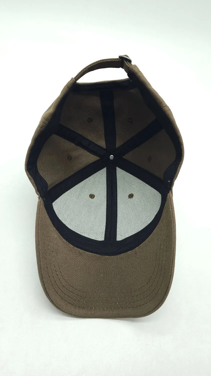 Бейсболка бавовняна однотонна Fortune 55-58 Коричневий 