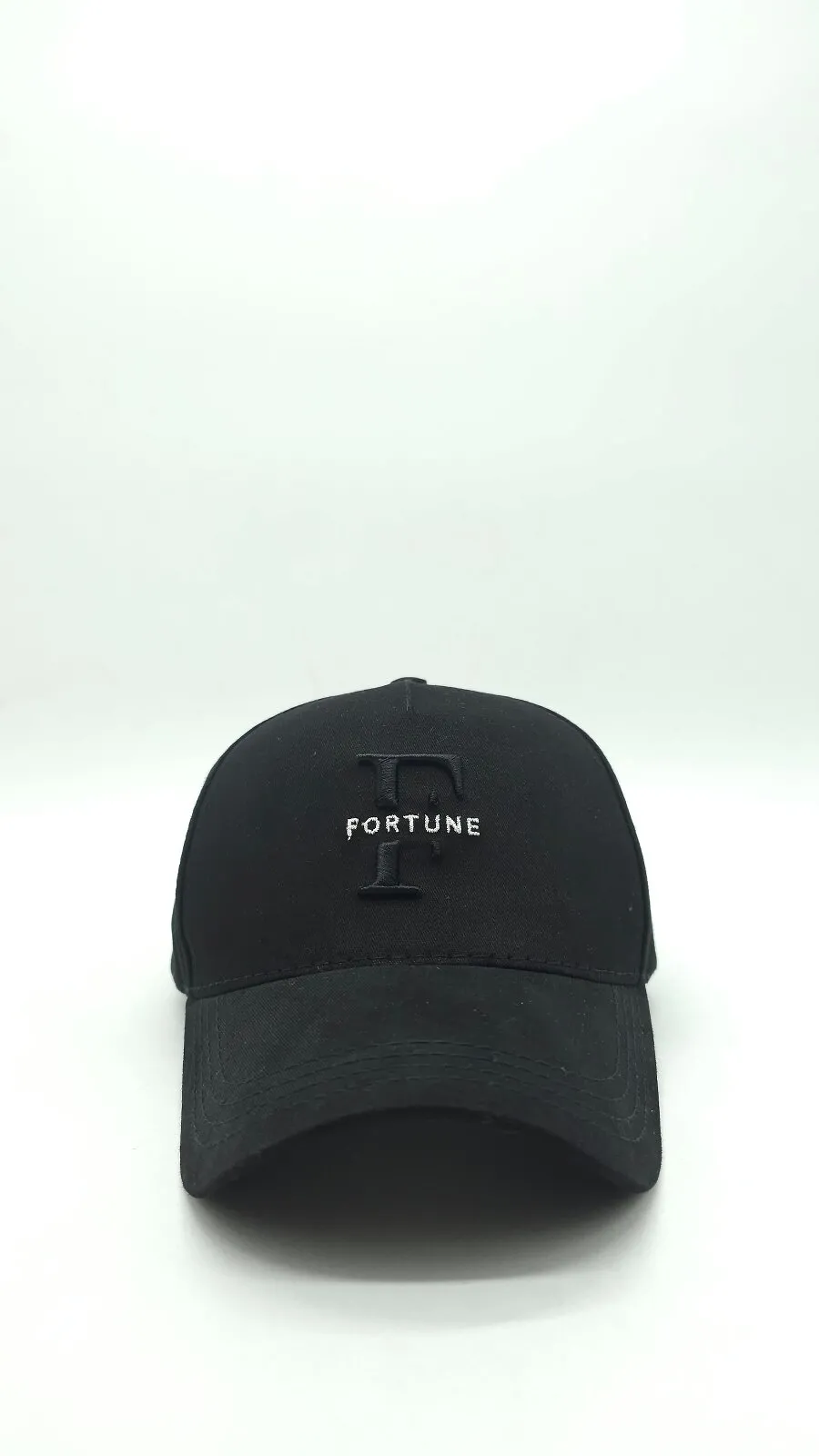 Бейсболка американка хлопковая с логотипом Fortune 59-60 Черный 