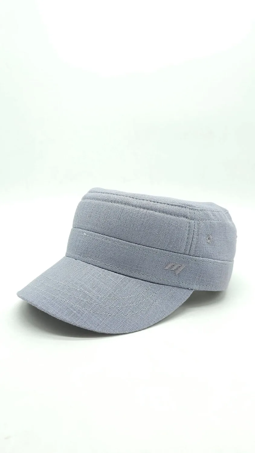 Кепка немка льняная Mazur S/55-56 Серый NK4-LG14 