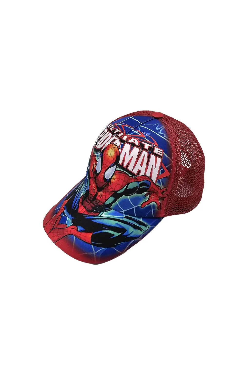 Бейсболка с сеткой и рисунком Спайдермэн SPIDERMAN 52-55 Красный 14204 
