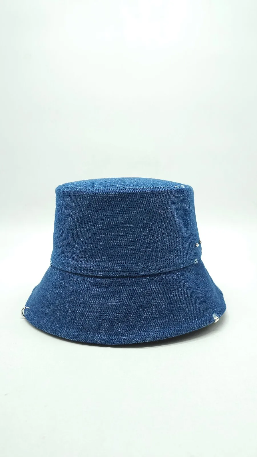 Панама джинсова Bucket Hat Piercing Fortune 56 Синій 