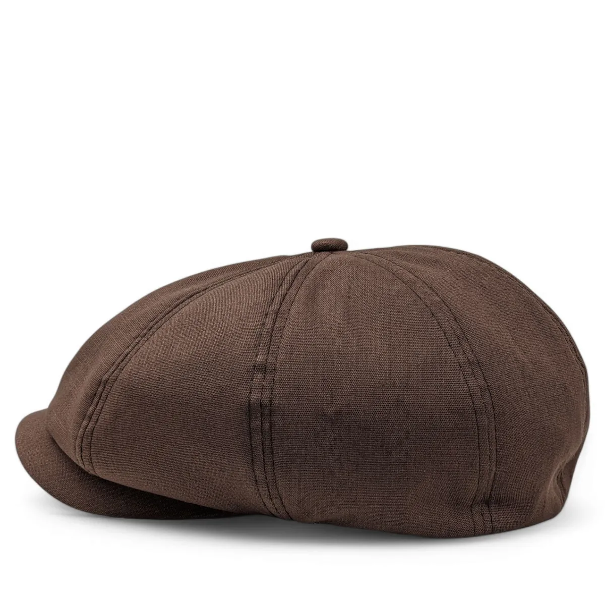 Кепка восьмиклинка хуліганка лляна VladAltex 56 Коричневий 6236-6 