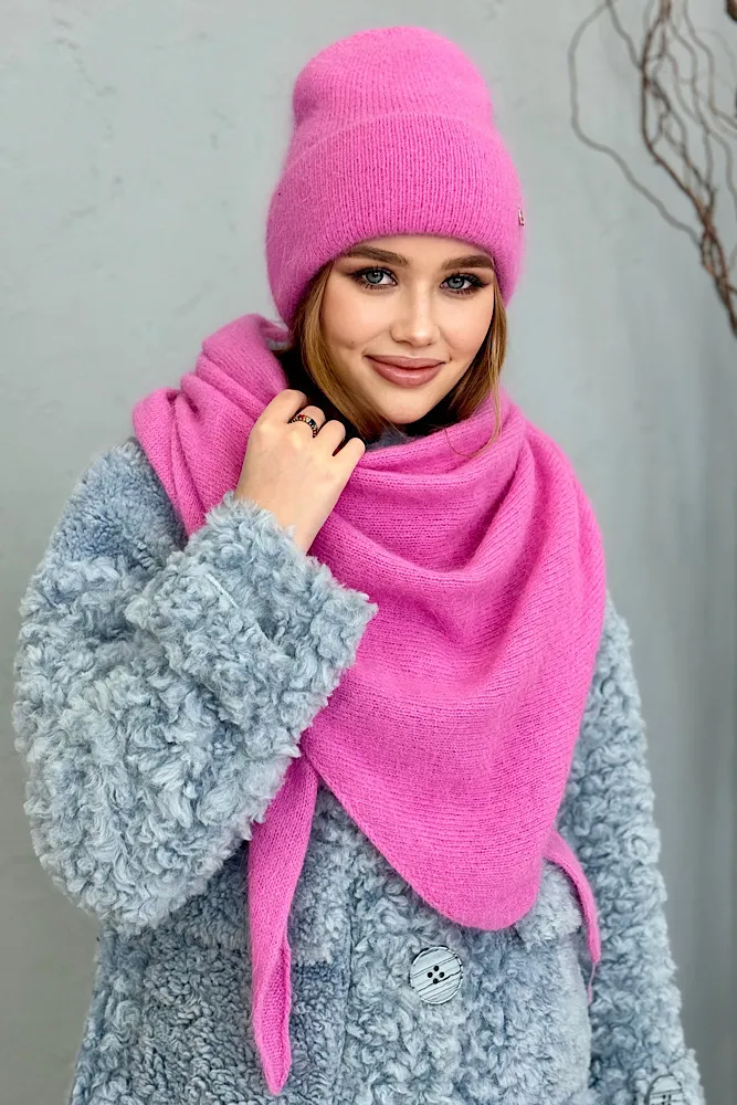 Косинка бактус шалик ангорова Margot Cascona one size Барбі 