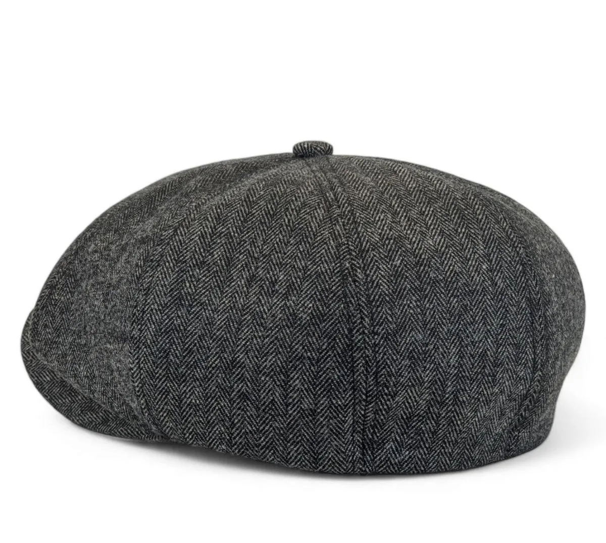 Кепка восьмиклинка хуліганка вовняна в ялинку VladAltex 56 Темно-сірий 1139-26 