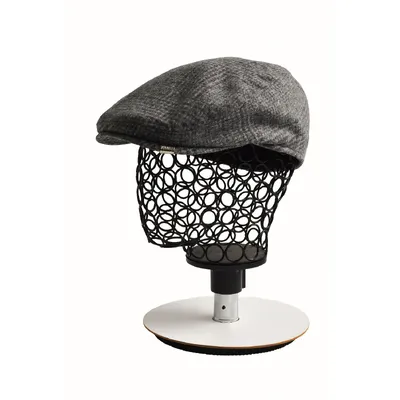 Кепка пряма реглан кашемірова в клітинку KENT&AVER 56-57 Сірий 8103