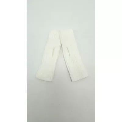 Перчатки митенки женские одинарные вязаные Фортуна Glory Kids one size Молочный