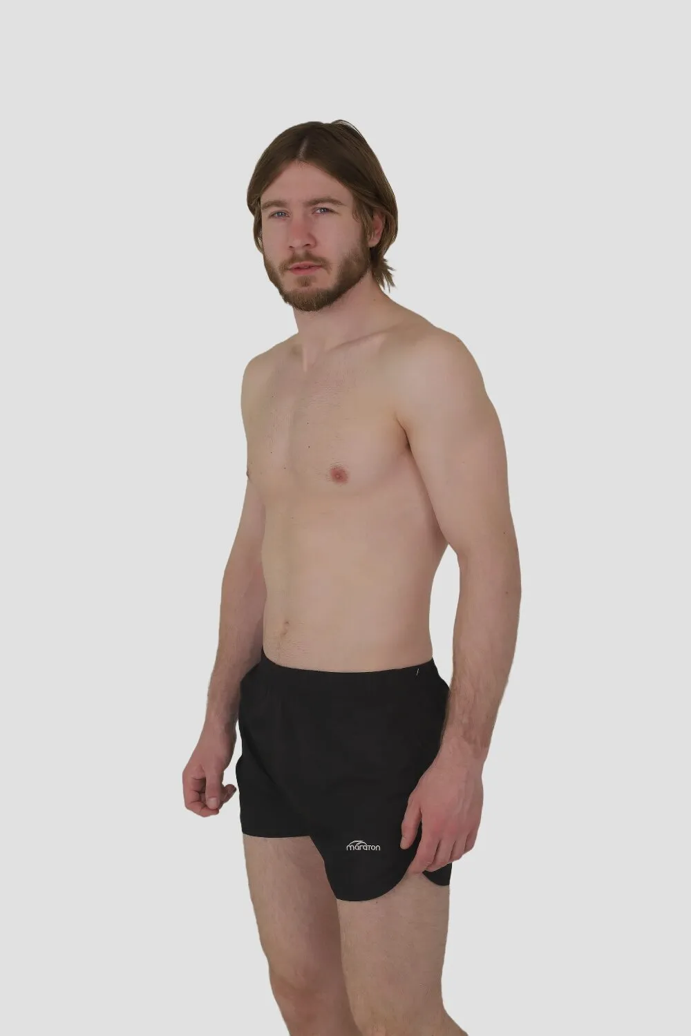 Шорти чоловічі з розрізом Maraton Чорний M 13975 