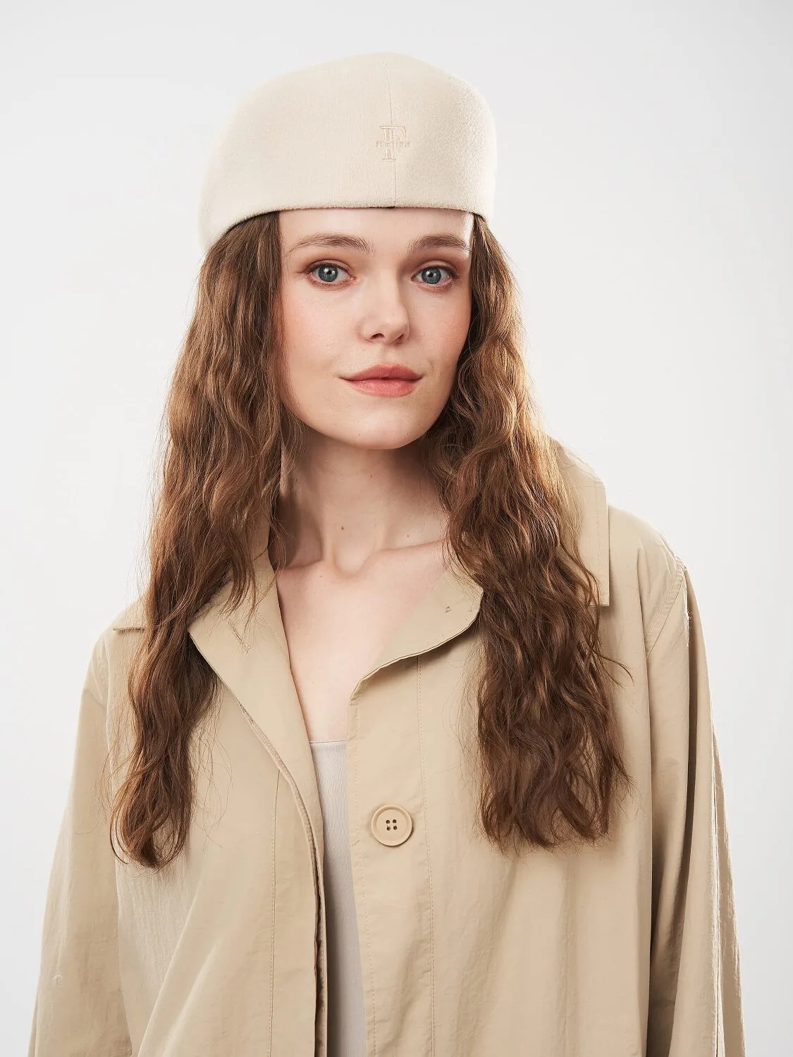 Кепі кашемірове Flat Cap Fortune 55-57 Топлене молоко 