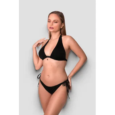 Купальник роздільний трикутниками на подвійній зав’язці 25685 RivageLine 38 Чорний 12313