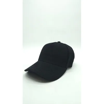 Бейсболка американка бавовняна однотонна Fortune 55-56 Чорний