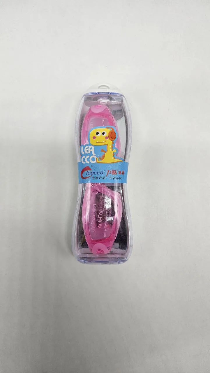 Очки для плавания для девочки Leacco one size 50-54 Розовый SG1870 