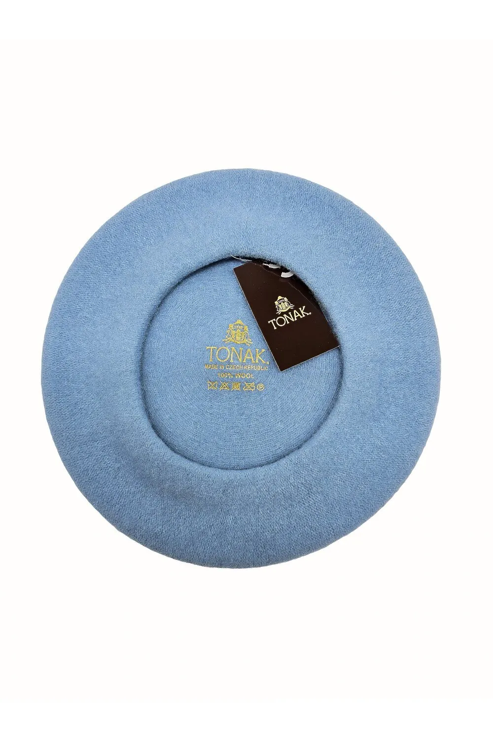 Берет з вовни класичний Flora Tonak 11 Світло-блакитний 15344 