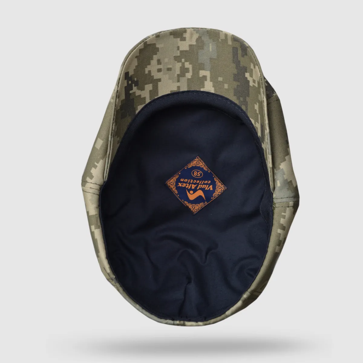 Кепка восьмиклинка хуліганка армійська піксель VladAltex 55 Зелений 1147-6 