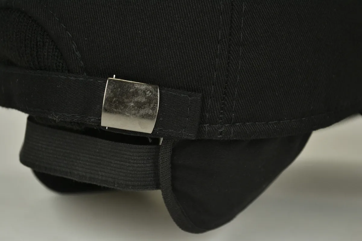 Бейсболка утеплена бавовняна на байковій підкладці VladAltex 55-56 Чорний 31-23 