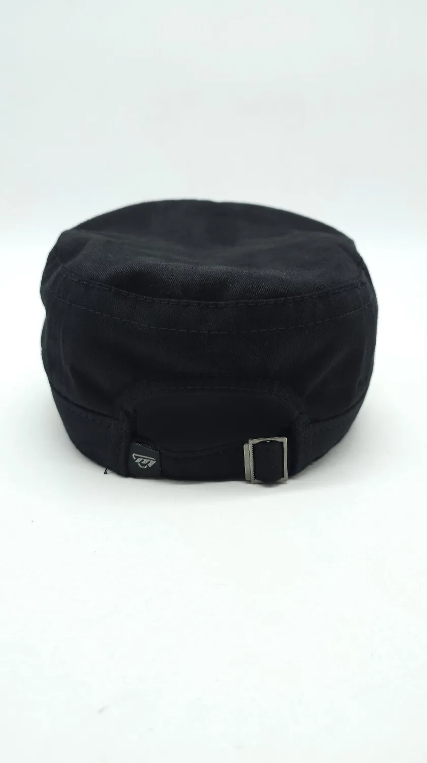 Кепка немка хлопковая однотонная Mazur S/55-56 Черный NK4-KO1 