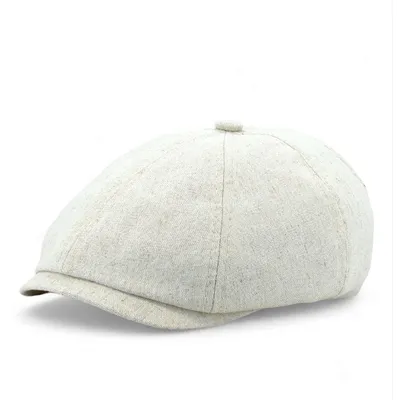 Кепка восьмиклинка хуліганка лляна VladAltex 56 Лляний 2-6