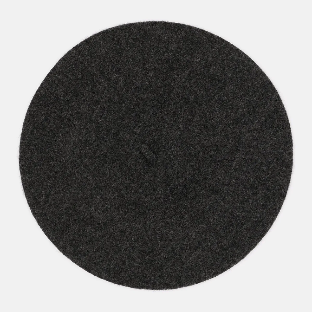 Берет классический однотонный шерстяной 56-58 Fortune Темно-серый 