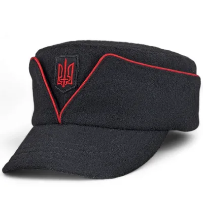 Мазепинка бандерівка австрійка кашемірова святкова з кокардою VladAltex 56 Чорний 0111-19