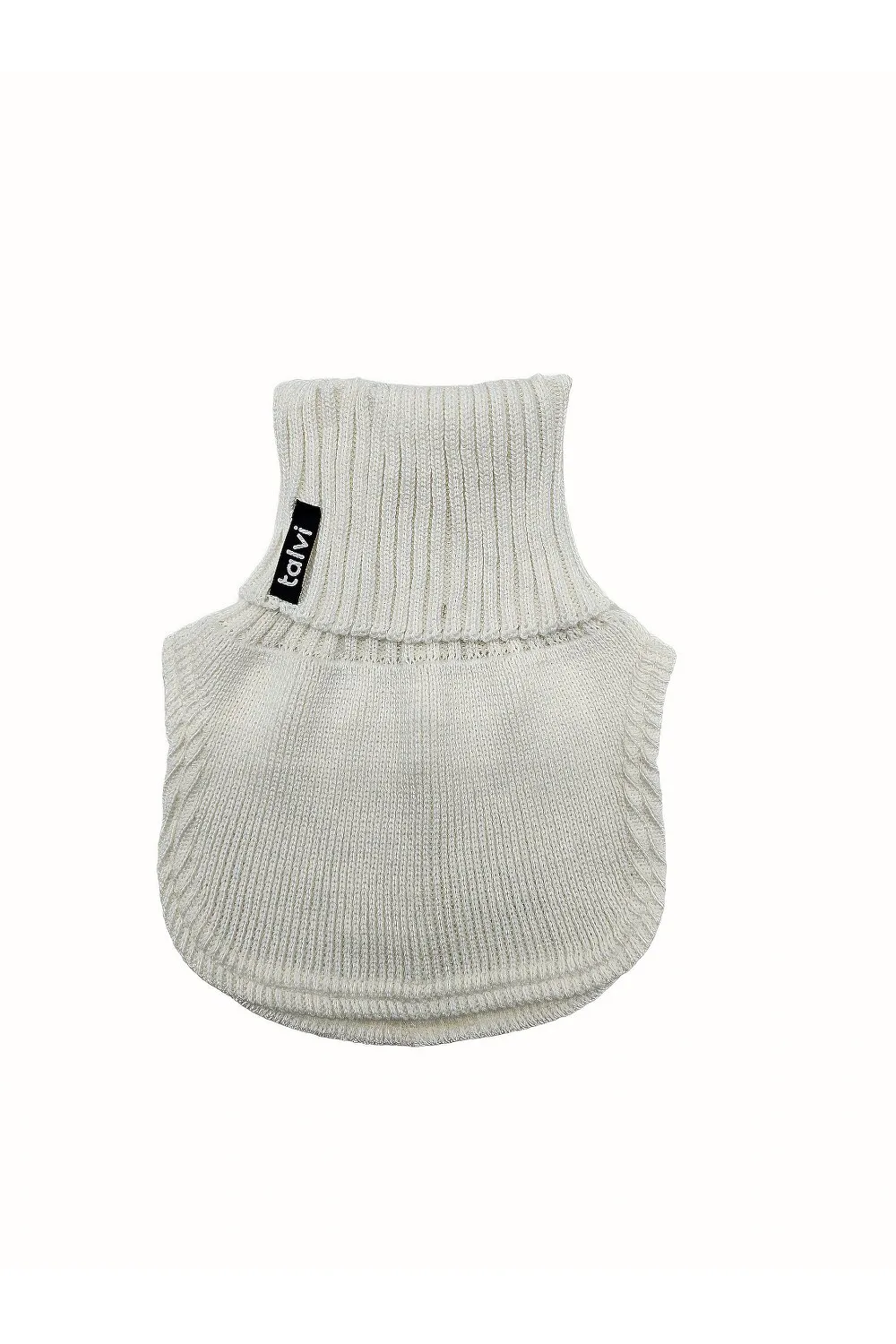 Манишка вязаная хлопковая Айрис Talvi one size Молочний 15858 