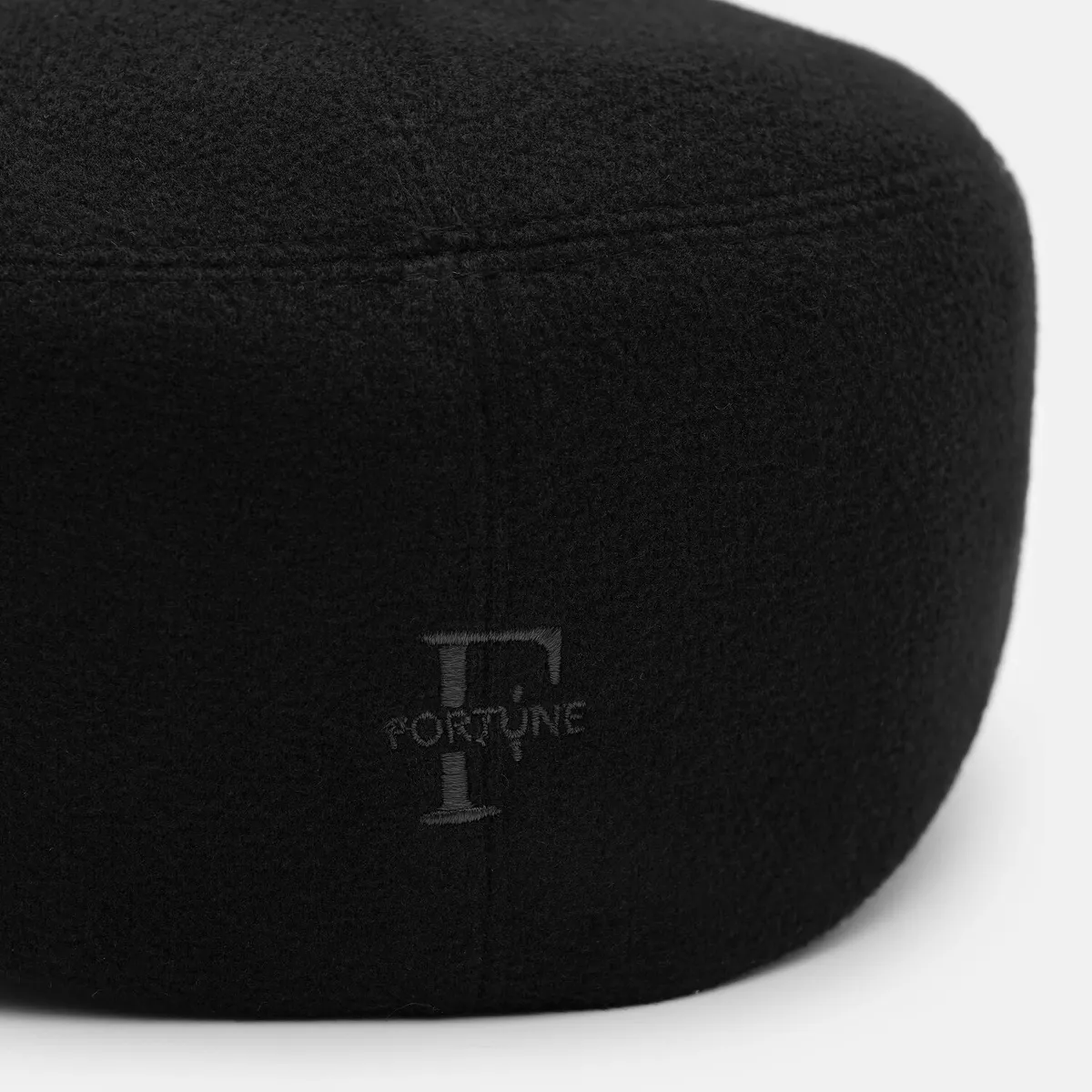Кепи кашемировое Flat Cap Fortune 55-57 Черный 