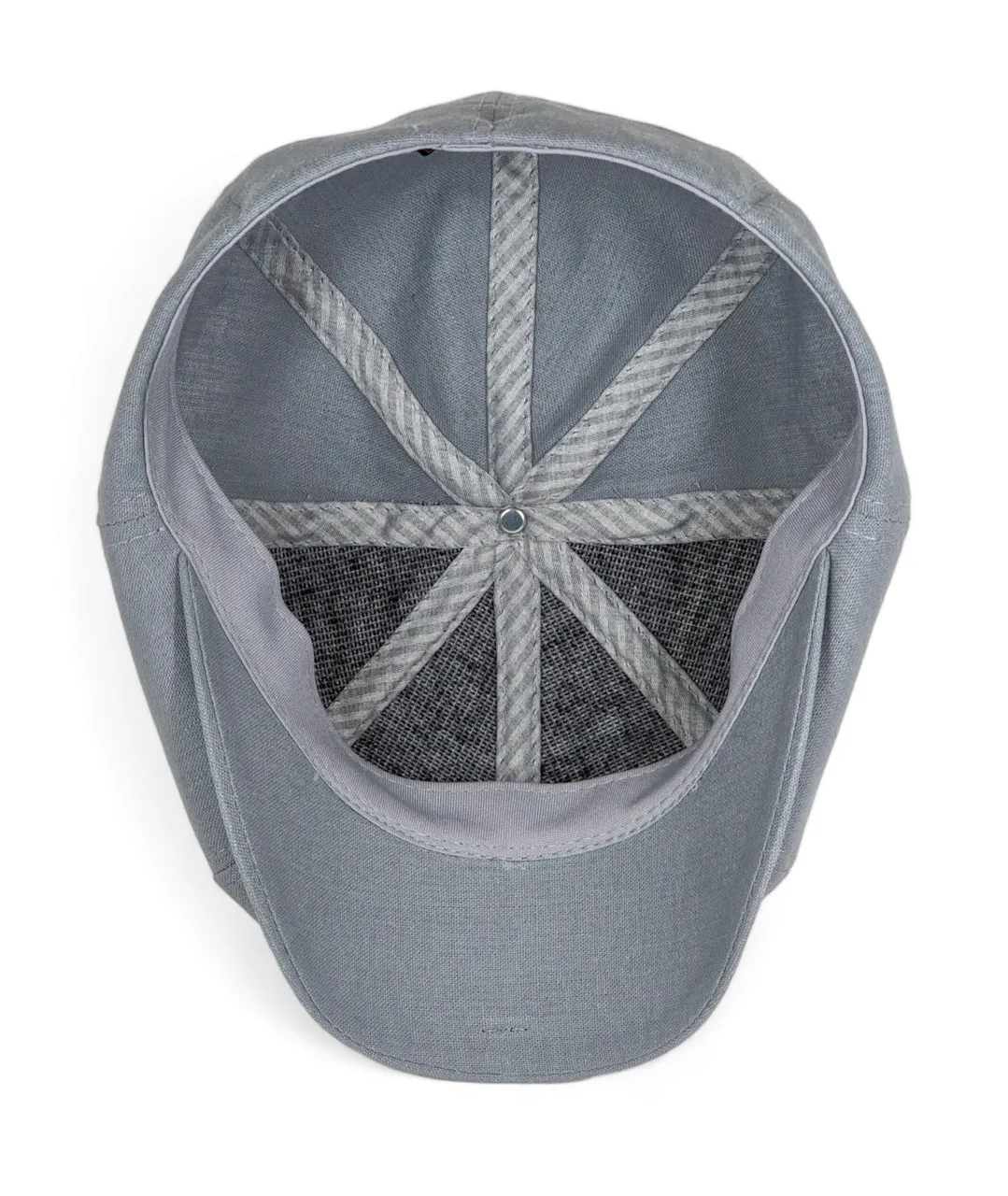 Кепка восьмиклинка хуліганка лляна VladAltex 56 Сірий 204-6 