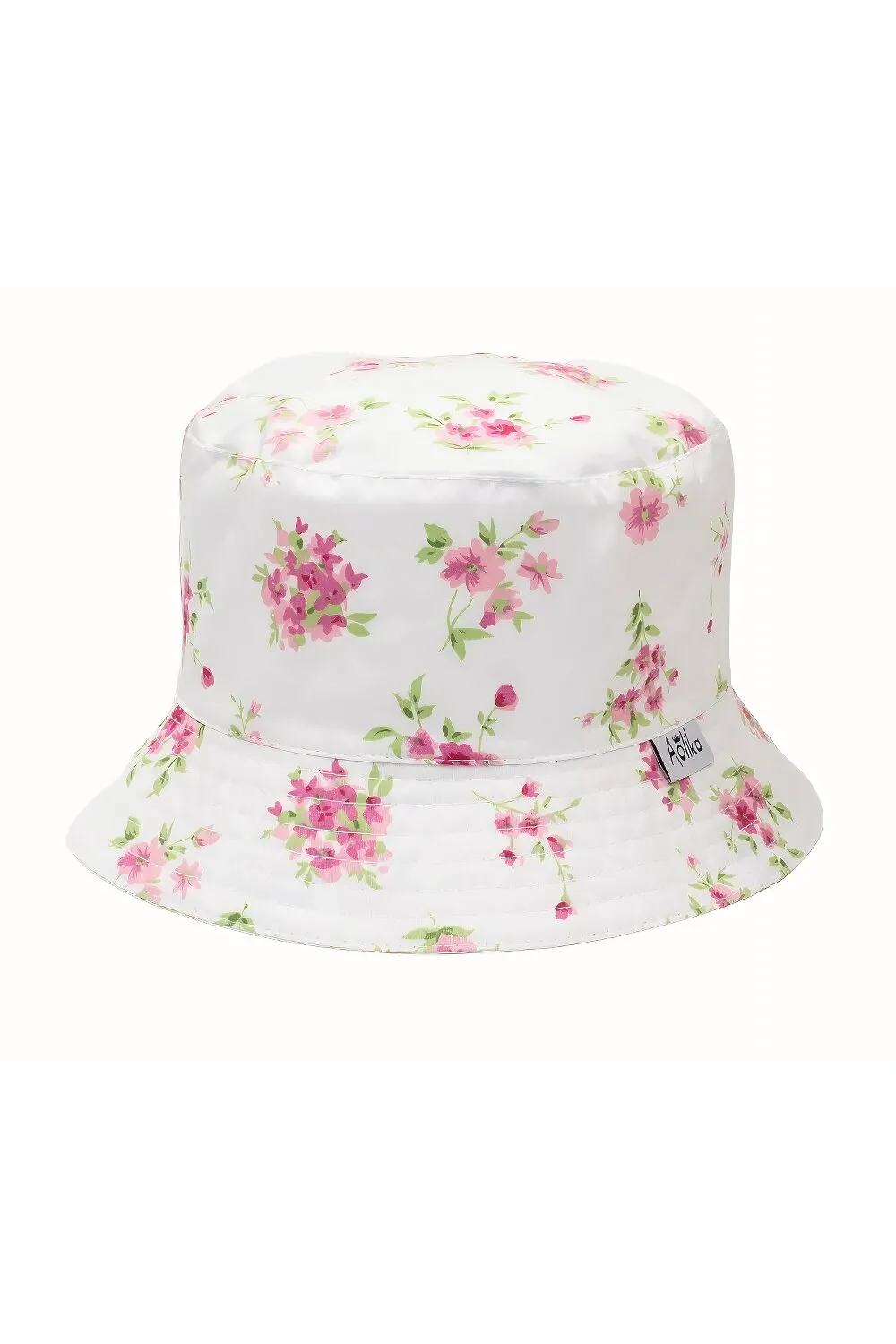 Панама хлопковая с принтом Цветочки AOLIKA 48 Белый 14445 