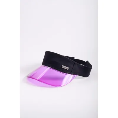 Козирок тенісний з силіконовим дашком KENT&AVER 55-59 Чорний з фіолетовим 13487