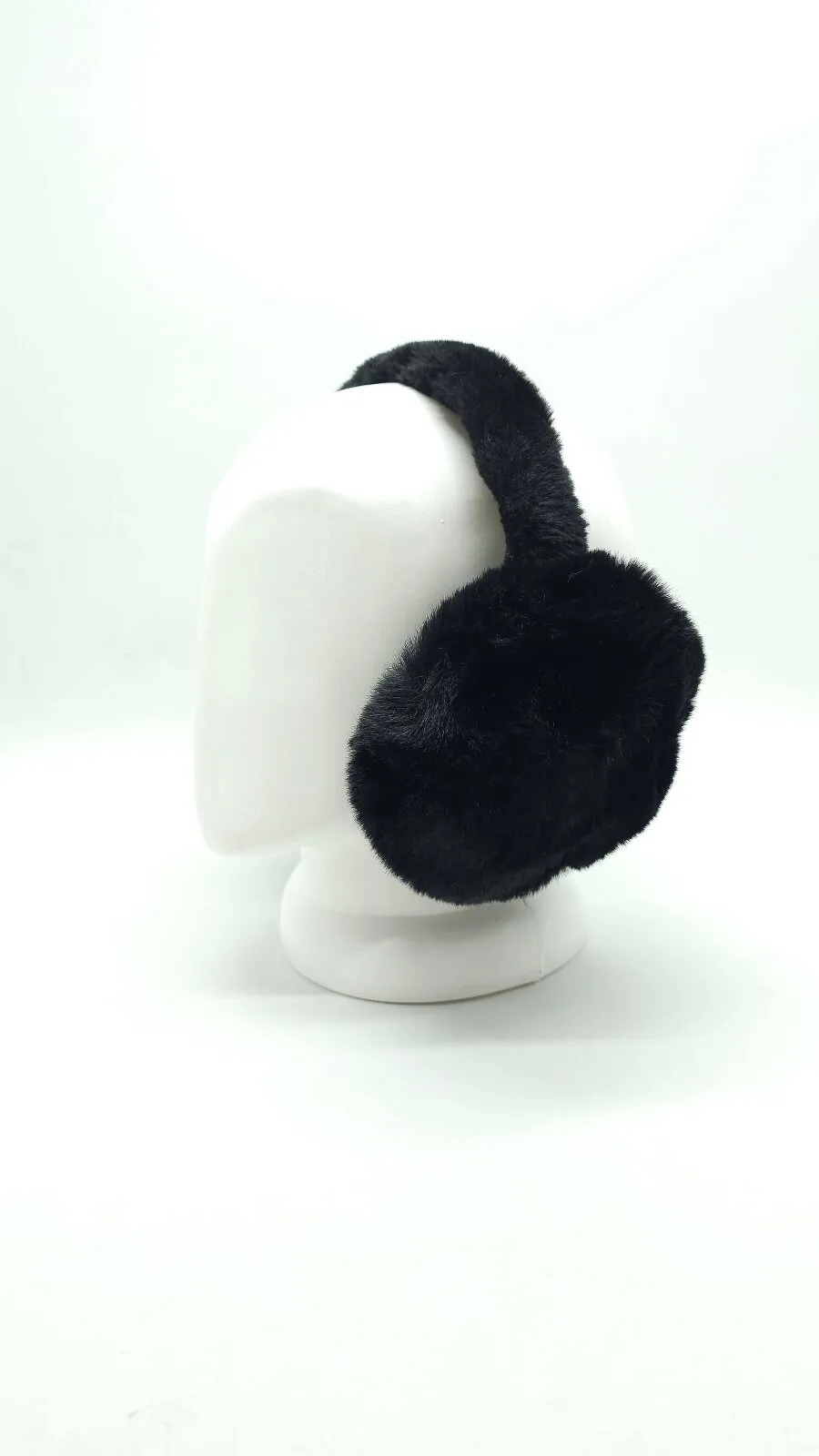 Навушники хутряні з кролика  SumWin one size Чорний 7703-6 