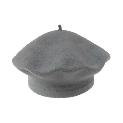 Берет з вовни класичний Flora Tonak 11 Темно-сірий 19046