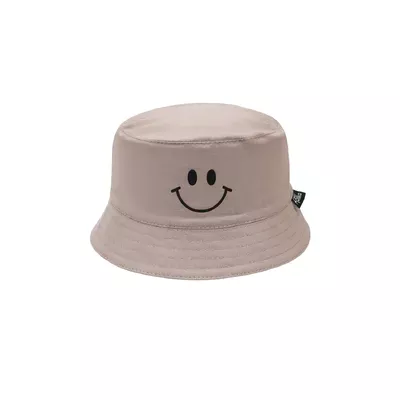 Панама хлопковая с принтом Smile AOLIKA 52 Бежевый 14023