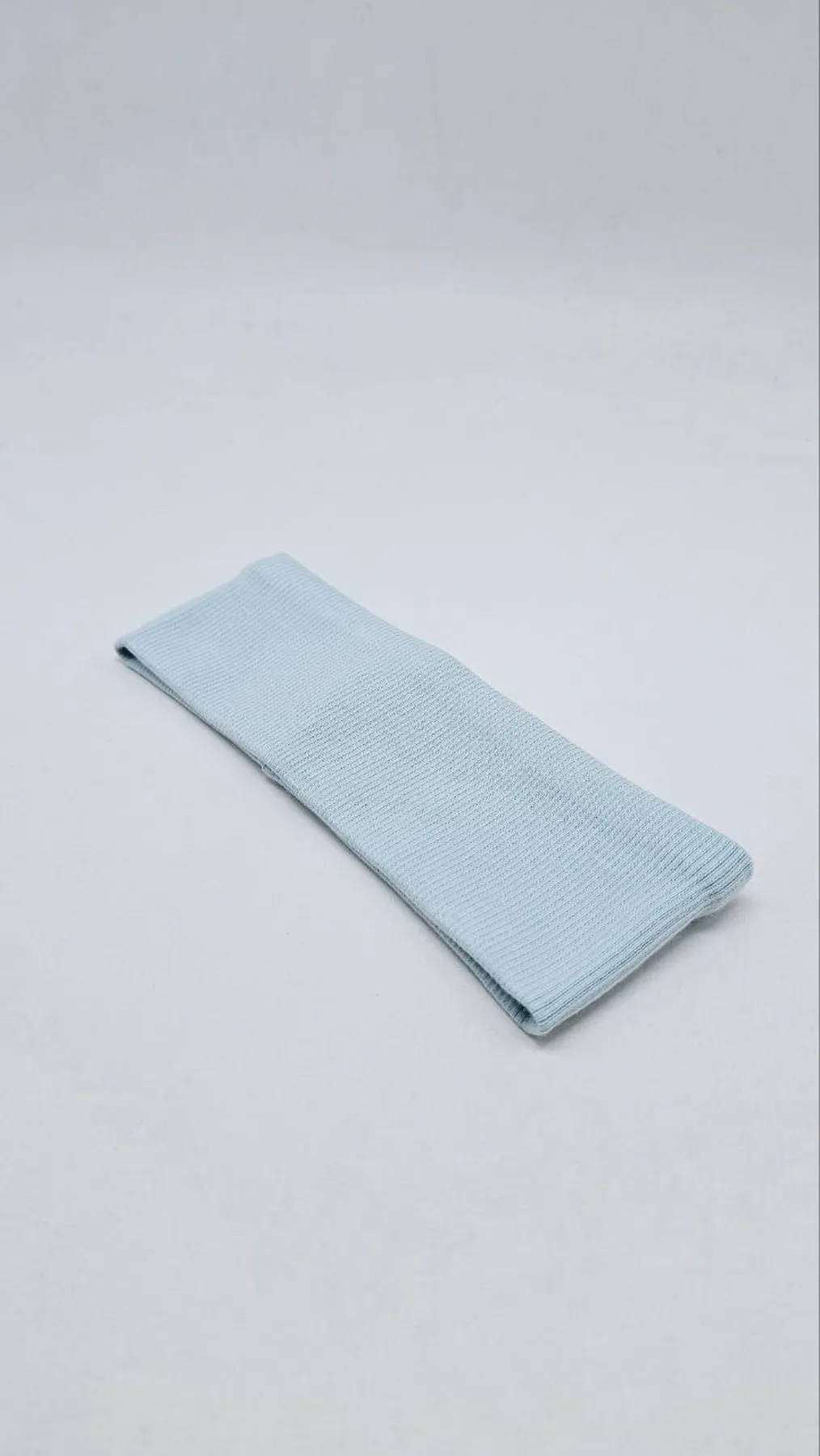 Повязка однотонная трикотажная BabyHipster 48-52 Голубой 13514 