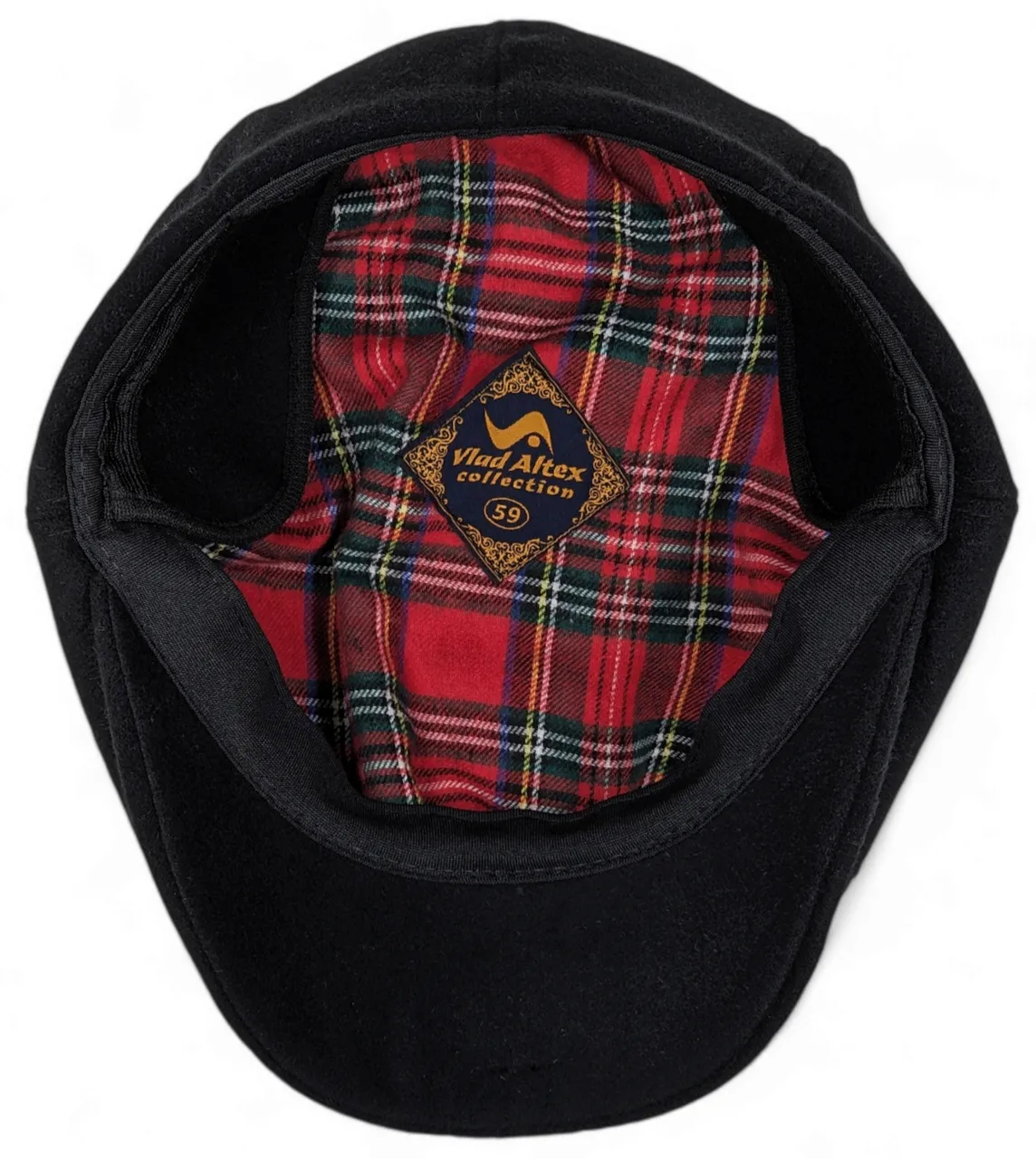 Кепка восьмиклинка хулиганка кашемировая NewBoy Гетсби VladAltex 56 Черный 07-46 