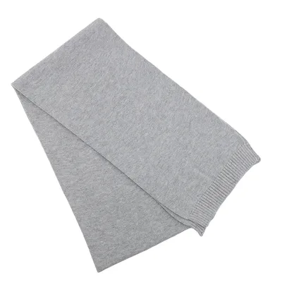 Шалик в’язаний одношаровий Ленні Talvi 120x15см Сірий 12120