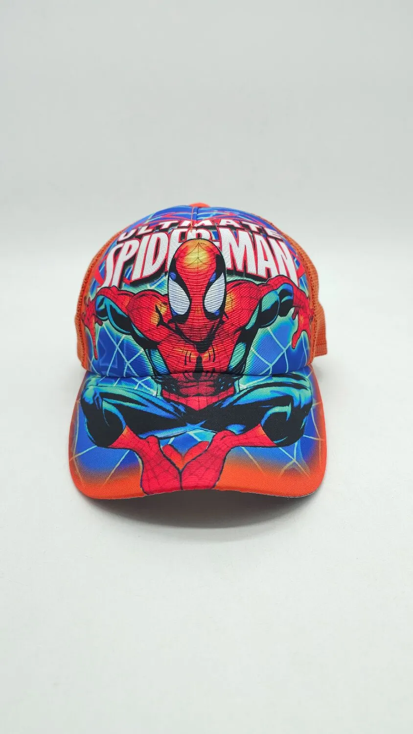 Бейсболка з сіткою та малюнком Спайдермен SPIDERMAN 52-55 Помаранчевий 