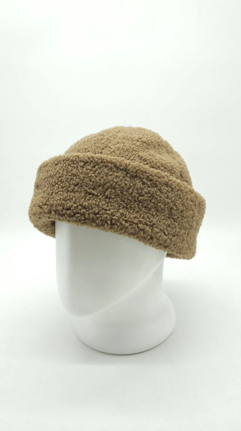 Шапка без козирка боярка Shag 55-58 Капучіно 