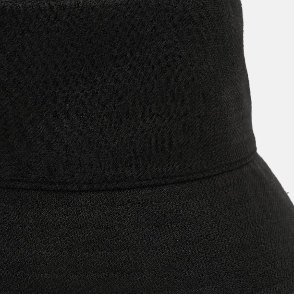 Панама лляна однотонна Bucket Hat Fortune 55-56 Чорний 