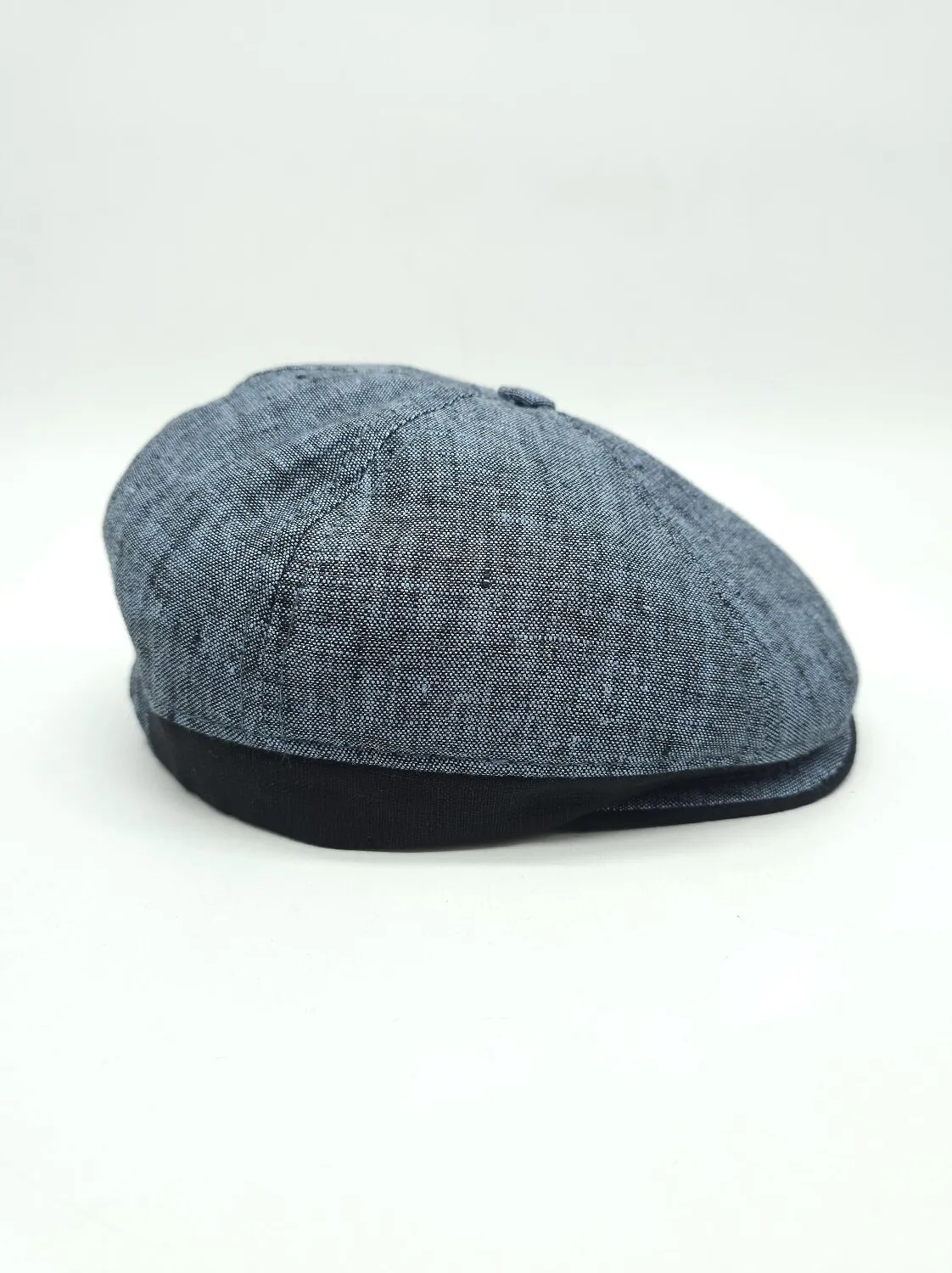 Кепка шестиклинка льняная на резинке 6-ARTURO HOOK S/55-57 Синий DENIM 
