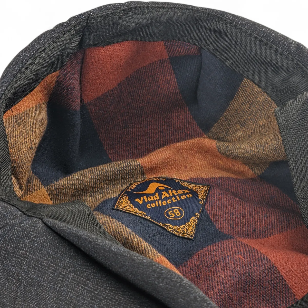 Кепка восьмиклинка хулиганка NewsBoy cap шерстяная VladAltex 56 Графитовый 6356-26 