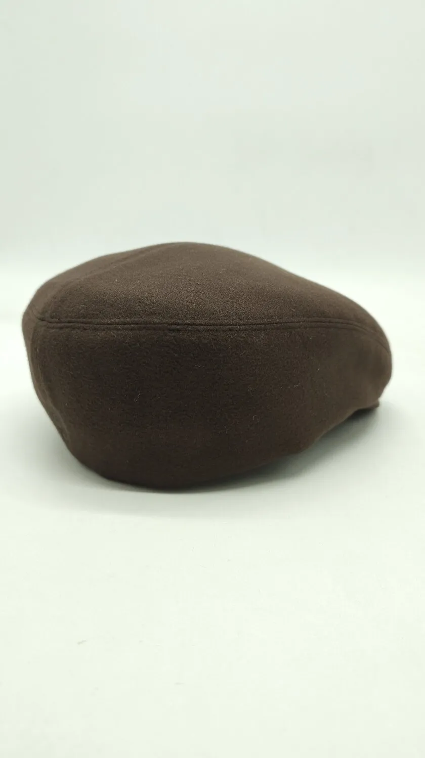Кепи кашемировое Flat Cap 56-58 Шоколад 