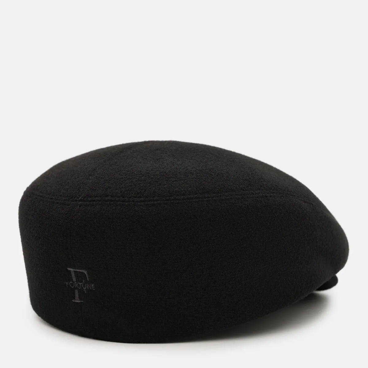 Кепи кашемировое Flat Cap Fortune 55-57 Черный 