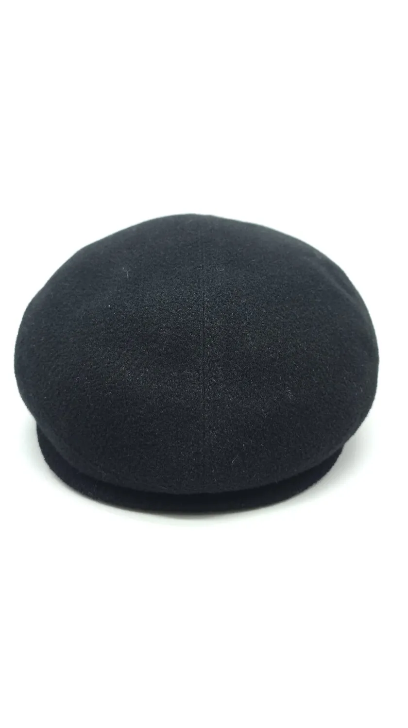 Кепі кашемірове Flat Cap 56-58 Чорний 