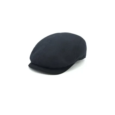 Кепка пряма реглан кашемірова R-LIONEL HOOK 56 Чорний GB-1