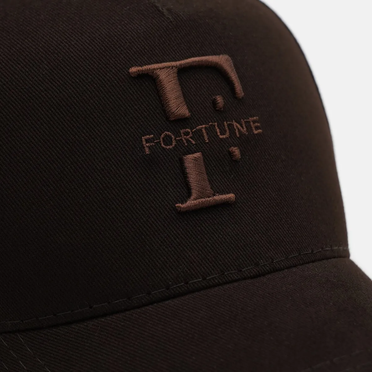 Бейсболка американка бавовняна з логотипом Fortune 55-58 Шоколад 