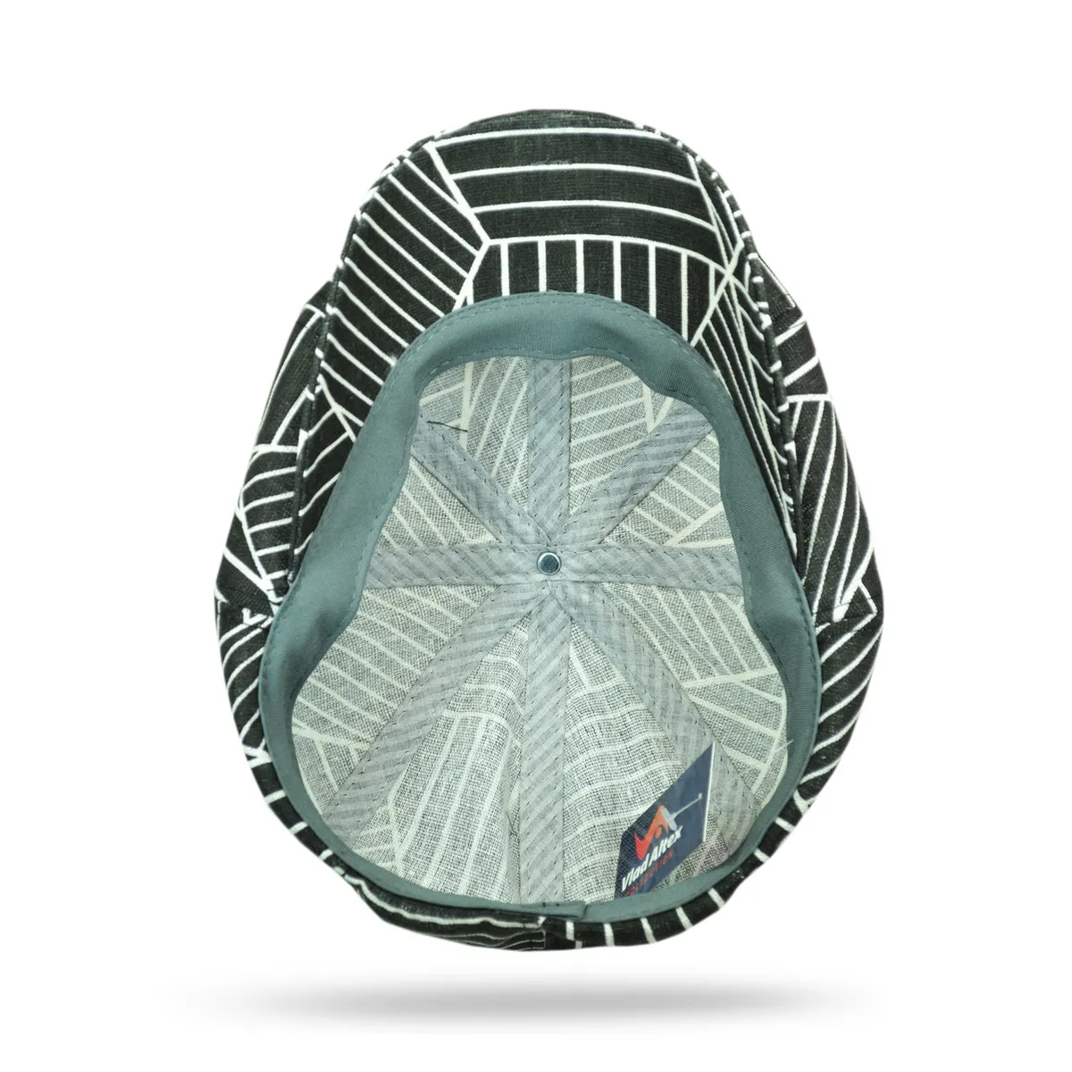 Кепка восьмиклинка хулиганка льняная VladAltex 56 Черный 9221-6 